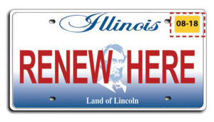license plate sticker illinois currency exchange